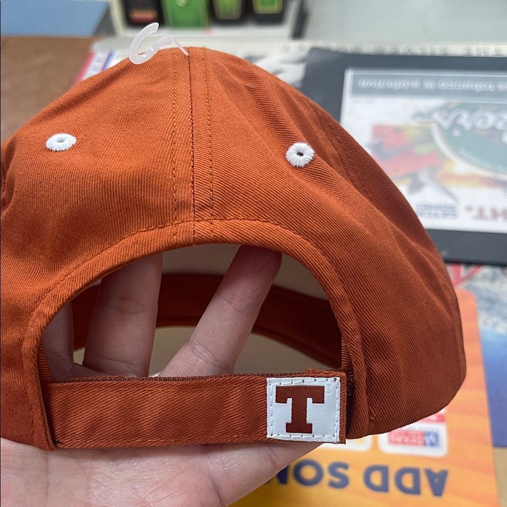 Burnt Orange Cap with Longhorn Logo - Picture 2 of 7
